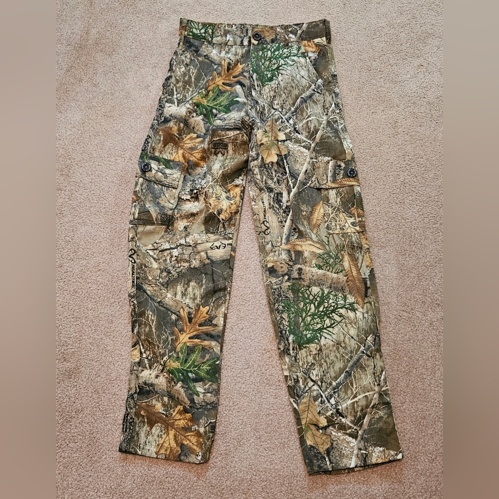 RZ Outdoors Youth Boys Ranger 6 Pocket Camo Expedition Pants - 12, Real Tree - Picture 2 of 7